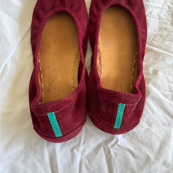 Tieks Rouge Suede Ballet Flats Size 7 EUC - Picture 6 of 6